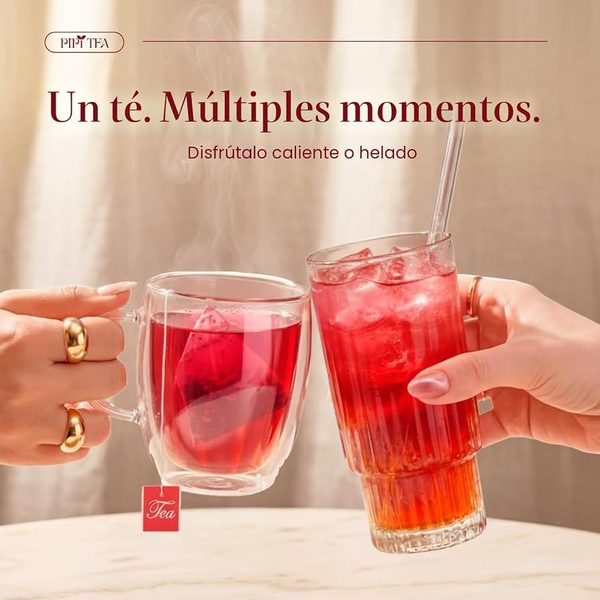 PiPi Tea - disfrutar caliente o helado